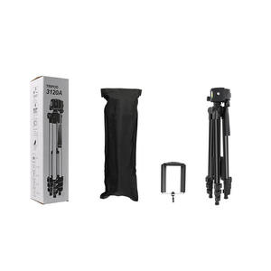 3120A Retractable Mobile Phone <strong>Stand</strong> with Phone Clip <strong>Camera</strong> <strong>Stand</strong> Aluminum Alloy <strong>Tripod</strong> <strong>DSLR</strong> Travel <strong>Tripods</strong> Photobooth <strong>Tripod</strong> - Product Image 5