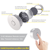 Portable intelligent sans fil LED interrupteur tactile contrôle LED armoire LED luminosité de la lumière pour meubles de bureau à domicile