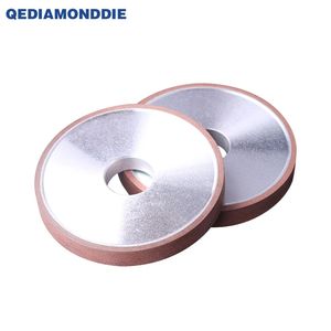 Disque abrasif en diamant de roue de diamant de liaison de résine en céramique de forme plate de haute dureté 1A1 pour le métal de couteau d'affûtage de carbure - Product Image 1