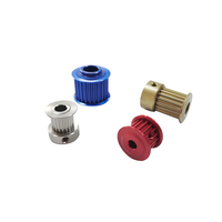 Poulie synchrone OEM de précision en aluminium GT2 GT3 GT5 15T 20T 30T poulie de distribution en oxyde noir anodisé pour imprimantes 3D