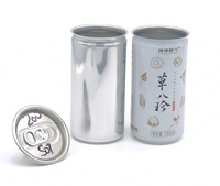 Vente en Gros de Boîtes Vides en Aluminium Métal Recyclables de 200ml, 250ml, 330ml, 500ml, Vierges et Non Imprimées, pour Boissons, Bières et Boissons Énergisantes, avec Couvercles