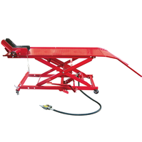 Plateforme élévatrice hydraulique à ciseaux 1000 LBS pour moto, rampe de chargement, réparation automobile, atelier, garage, VTT