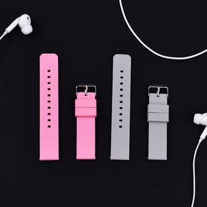 EN Stock 9 Couleurs Bracelet de montre en caoutchouc de silicone <span class=keywords><strong>personnalisé</strong></span> 20mm Bracelets de montre en silicone - Product Image 5