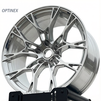 Velg Tempa Kustom Cekung Dalam Poles Berkilau 18 19 20 21 22 23 24 Inci 5x112 5x120 5x114.3 untuk Mobil Balap BMW M3 M4 Audi RS6 RS7