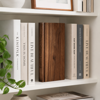 Ensemble de planches à charcuterie en bois d'acacia de qualité supérieure en forme de livre avec 4 couteaux à fromage et 2 plats, planche à fromage pliable en bois