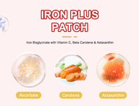 Faible quantité minimale de commande 30 jours d'approvisionnement Patch de soins de santé Fer topique Plus Patch quotidien Supplément de cellules sanguines Coussinets transdermiques