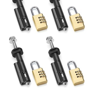 Cnspeed Lockable Security Mounting <b>Pin</b> Kit YC102568-BK For MaxTrax MKII Tow Board Recovery - Product Image 5