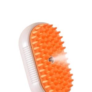 Brosse vapeur pliable autonettoyante en plastique pour toilettage d'animaux, éliminateur de poils, écologique, avec logo personnalisé, fabricant - Product Image 5