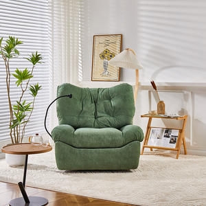 كرسي أريكة ذكي كهربائي على شكل كبسولة فضائية مع قماش سحابي، قابل للتحكم الصوتي والدوران والتأرجح، مع جهاز تحكم عن بعد ومنفذ USB - Product Image 3