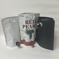 Pochette plastique biodégradable personnalisée en aluminium pour café pochette pour boisson liquide pochette debout sac de boisson avec bec