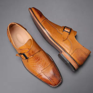 Nouvelles Chaussures Oxford Formelles Britanniques Décontractées de Luxe pour Hommes, en Cuir, Imperméables, Confortables, à Enfiler, Intemporelles, Idéales pour Mariage - Product Image 6