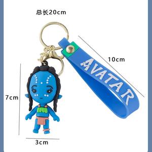 Portachiavi Smurf Blu Carino Vendita Calda, Figura Avatar per Macchina Acchiappapeluche, Ciondolo per Borsa, Regalo per Auto - Product Image 3