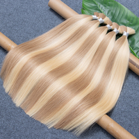 Tressage en vrac de cheveux humains vierge cuticule russe Remy Raw Double Drawn Extensiones De Cabello 100% Extensions de cheveux naturels