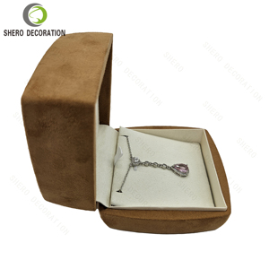 High End <b>Vintage</b> Suede Velvet <b>Jewelry</b> Packaging <b>Box</b> Elegant Wedding Engagement Proposal Ring Pendant Bracelet <b>Box</b> - Product Image 1