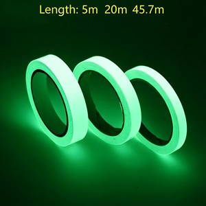 <span class=keywords><strong>Cinta</strong></span> Verde que Brilla en la Oscuridad - Adhesivo de Advertencia Fotoluminiscente Antideslizante para Escaleras y Pisos - Product Image 5