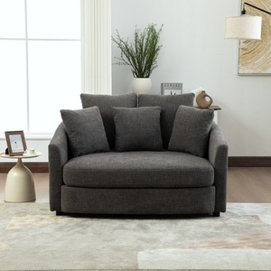 Fauteuil de <span class=keywords><strong>lecture</strong></span> rembourré en forme de baril avec siège profond pour salon - Product Image 2