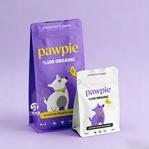 อาหารสุนัขแบบซอง 1กก.-25กก. บรรจุภัณฑ์อลูมิเนียม ถุงอาหารสัตว์เลี้ยง ดีไซน์ทรงเหลี่ยม ก้นแบน มีซิป - Product Image 1