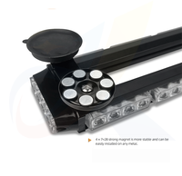 Barre lumineuse d'urgence à 30 LED de 14,5 pouces pour véhicules Accord/Acura, lumière de danger haute intensité double face, 7 modes de clignotement