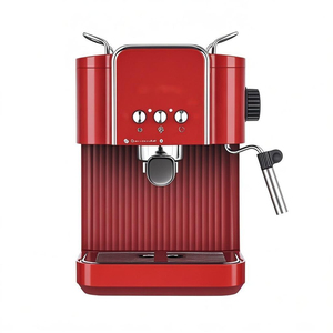 Machine à café semi-automatique haut de gamme simplicité moderne boîtier en aluminium électrique système d'infusion extérieur RV hôtels voiture utilisation chaude - Product Image 5