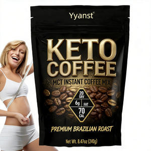Café instantané minceur saveur crème OEM/ODM, complément brûle-graisse KETO, café détox pour la perte de poids, en sachet - Product Image 1
