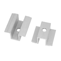 Pince de fixation solaire d'usine AL6005-T5, pince d'extrémité, pince intermédiaire, support de montage de structure solaire pour toiture