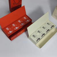 Boîte cadeau de thé chinois raffiné, boîte d'emballage en carton, boîte cadeau de thé de luxe en papier