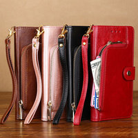 Étui portefeuille multifonctionnel en cuir PU pour Samsung Galaxy S24 S23 FE S22 Plus Note20 Étui pour accessoires de téléphone portable