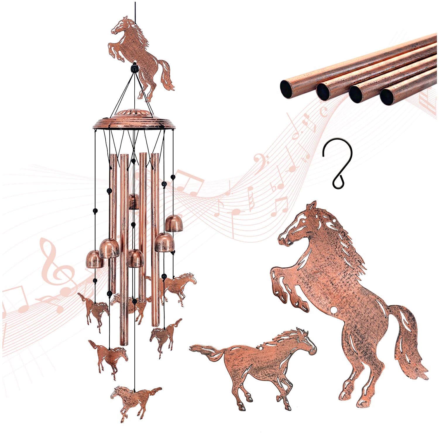 Campanelli Eolici Commemorativi Per La Perdita Del Cane – Regalo Di Simpatia Per Animali Domestici – Ricordo Affettuoso - 6