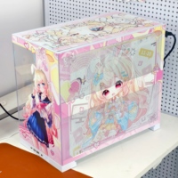 NPC Custom Cases Mini-ITX Micro-ATX Gaming Desktop Behuizing Full Tower met Zijpaneelvenster Aanpasbare Computerbehuizingen & -towers