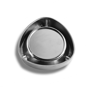 Cendrier en métal personnalisé de haute qualité, en forme de triangle, souvenir, cadeau, vente en gros - Product Image 5