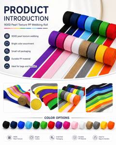 Correa de Polipropileno 900D Texturizada, Color Personalizado, Resistente, para Asas de Bolsas, Mochilas, Equipaje y Accesorios para Mascotas - Product Image 5