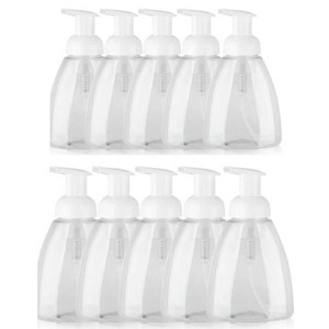 Dispensadores <span class=keywords><strong>de</strong></span> Jabón Espumoso <span class=keywords><strong>de</strong></span> Plástico <span class=keywords><strong>de</strong></span> 10 oz, Botella con Bomba <span class=keywords><strong>de</strong></span> 300 ml, Botellas Vacías Ovaladas para Jabón Líquido para Manos - Product Image 5