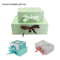 Boîte cadeau en papier rigide magnétique personnalisée, carton de 1200 g, emballage pliable pour cosmétiques, bijoux, vêtements, boîte en papier pliable