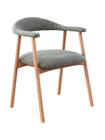 Chaise de salle à manger en bois massif en gros avec pieds en bois Design moderne Chaise de loisirs pour salle à manger Restaurant Hôtel ou Villa