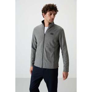 Ensemble de survêtement pour homme Air Jones, ensemble de jogging athlétique deux pièces avec veste zippée intégrale et pantalon à taille élastique, gris - Product Image 6