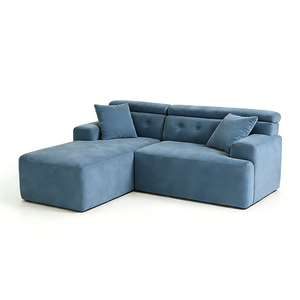 Modern Modüler Oturma Odası Mobilyaları, Kutuda Kumaş Köşe Koltuk, Daireler İçin Vakumlu Sıkıştırılmış Bulut Kanepe - Product Image 1