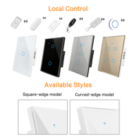 Interrupteur intelligent polyvalent WHX02 2 voies 10A 110-240V WiFi Zigbee, contrôle via application Android, compatible Alexa pour usage domestique et commercial