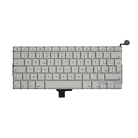 Clavier d'ordinateur portable rétroéclairé pour MacBook 13 A1342, neuf, disposition américaine, clavier LED de remplacement