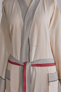 Peignoir unisexe 100% coton Best Seller Séchage rapide Vêtement de nuit d'été Tissu tissé respirant Léger Fabriqué en Turquie Toute l'année ODM - Product Image 4