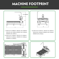 Fresadora CNC de Aluminio de un Solo Motor, Fresadora de Madera de Alta Precisión con Motor Leadshine M860