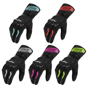 Usine directe gants de course antidérapant absorbant les chocs résistant à l'usure imperméable hiver neige moto gants tactile coupe-vent - Product Image 3