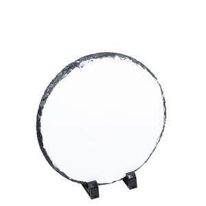 Décoration d'intérieur artisanale en pierre naturelle ronde de 195x19,5 cm, peinte à la main, polie, gravée, avec un design complexe, pour la maison - Product Image 2