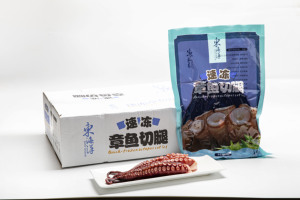 Venta al por mayor de mariscos japoneses congelados de gran tamaño Natural Live Octopus Baby Octopus Leg I.Q.F Technology Cooked Style - Product Image 6