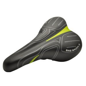 <span class=keywords><strong>Selle</strong></span> Confortable en Forme de Pêche <span class=keywords><strong>pour</strong></span> Vélo VTT, Coussin de <span class=keywords><strong>Selle</strong></span> Rembourré Doux, Conception Dead Fly, Sac d'Accessoires Pratique Inclus - Product Image 5