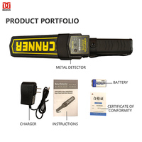 Detector de Metales Manual de Plástico ABS para Uso en Adultos, Máquina Escaneadora Corporal de Seguridad para Lugares Públicos MAIDUN