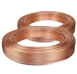 high quality refrigeration 6mm heat exchanger copper pancake coil copper capillary tube pipes price