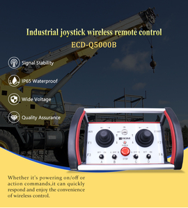 Télécommande fabricant DC AC 110V 24V Joystick émetteur récepteur grue industrielle sans fil Radio télécommande - Product Image 2