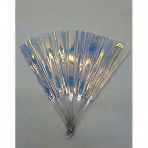 พัดมือพลาสติก PVC ขนาดใหญ่ สีม่วงสะท้อนแสง นีออน คุณภาพสูง ทนทาน พิมพ์ลายตามสั่ง ดีไซน์เท่ห์ รุ่นใหม่ล่าสุด - Product Image 4