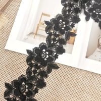 Nouveau Conçu Floral Lait Soie Guipure Suisse Dentelle Français Dentelle Robe De Mariée Tissu Robe De Mariée Robe De Soirée Accessoires