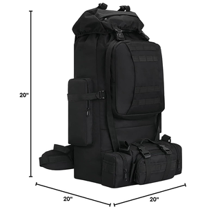 Mochila de Senderismo de 100L para Camping, Apta para Montañismo y Deportes al Aire Libre, con Múltiples Compartimentos, para Hombre - Product Image 1